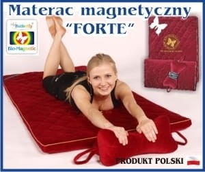KOMPLET MAGNETYCZNY "FORTE" (Materac + poduszka Ort Butterfly)