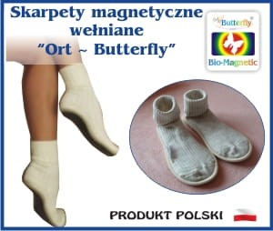 Skarpety z wkładką magnetyczną 