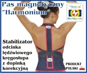 Magnetyczny stabilizator kręgosłupa Harmonium z dopinką